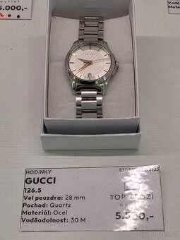 Gucci 126.5, 2 roky záruka