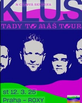 Tomáš Klus ,,Tady to máš tour'' 12.3. Roxy