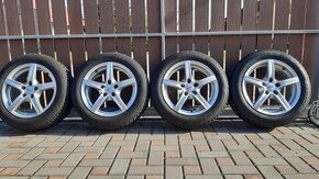 Alu kola 5x112 r16 zimní pneu Continental