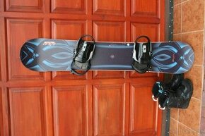 snowboard Limited 4 you 157 cm, viazanie Salomon topanky 42