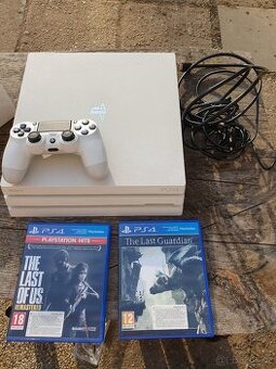 SONY Playstation 4 Pro 1TB CUH-7216B WHITE+SONY Dualshock 4 - 1