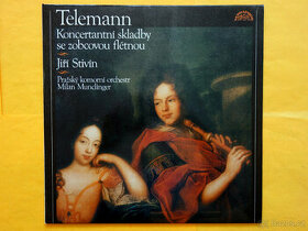 LP Telemann,Jiří Stivín-Koncert. skladby se zobcovou flétnou - 1