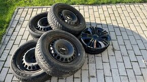 Prodam zimni sadu kol Mercedes 205/55/R16 5x112, stred 66,6