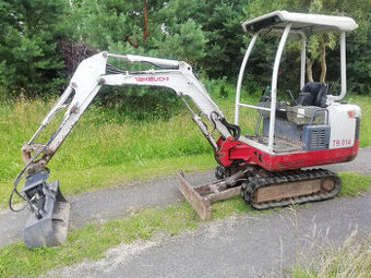 Minibagr Takeuchi TB 014, r.v. 2006, ve velmi dobrém stavu,