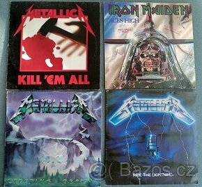 LP Metallica + Iron Maiden /původní vydání 1.press/