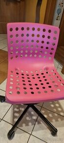Kancelářská otočná židle IKEA - SPORREN růžová