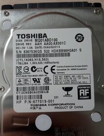Toshiba 1 TB MQ01ABD100V