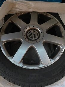 Alu kola 16” 5x100 VW a letní pneu 205/55/R16