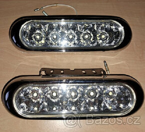 Světla pro denní svícení DRL-2x5 LED.12/24V. - 1