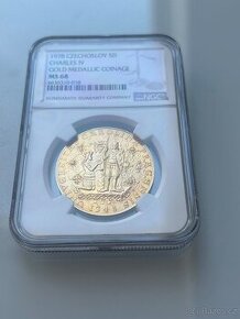 5D Karel IV 1978, certifikace NGC MS68 - 1