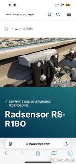 rsr 180 frauscher Snímač počítač náprav - 1