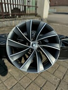 ORIGINÁL Alu Škoda PEGASUS 5x112, R18