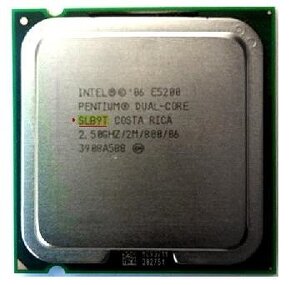 CPU Intel Dual-Core Pentium E5200 + E6300 - 1