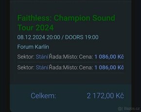 Faithless: Champion Sound Tour 2024 Praha