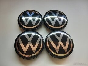 Středové krytky VW 56x52mm Nové logo