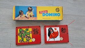 Retro domino a skládačka Křemílek a Vochomůrka