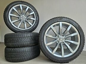 Orig. VW Monterey 5x112 Zimní 235/45/18 - zánovní - 1