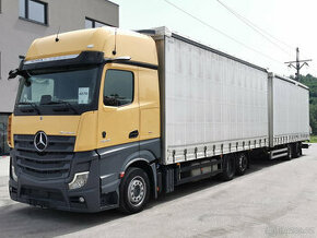 Prodám valník MB ACTROS 2548 E6 + přívěs WECON PC 114m3 - 1