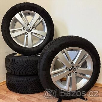 VW TOURAN III 5x112 R16 ET50+ZIMNÍ 205/60R16 8/5mm