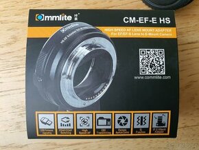 Commlite adaptér / redukce z Canon EF/EF-S na Sony E-Mount