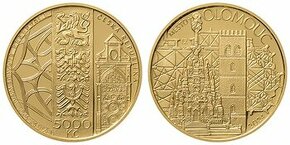 5000 Kč Olomouc Proof nebo BK - zlatá mince ČNB 2024