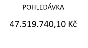 Pohledávka 47.519.740,10 Kč za fyzickou osobou za 10 %