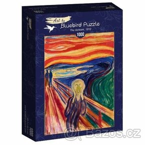 Puzzle 1000 Bluebird/Munch - The Scream, 1910