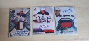 Connor McDavid - 3x rookie podpis kartičky