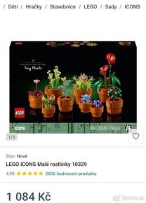 Lego ICONS Malé rostlinky 10329