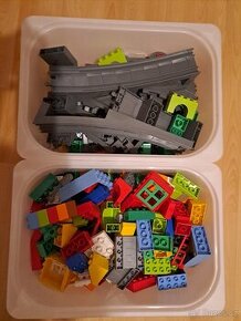 Stavebnice Lego Duplo, nákladní vlak, rozšíření a mix kostek