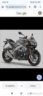 Koupím Aprilia tuono v4 1100 rr