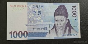 1.000 Won, Jižní Korea, UNC