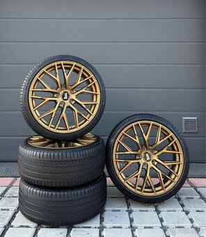 Alu kola MAM RS4 5x112 r19 letní pneu bronze matt - 1