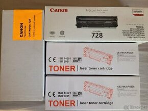 Tonery do tiskáren - cartridge 728, CE278A/CRG328,..