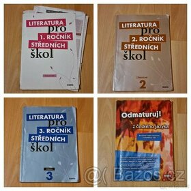 Učebnice a pracovní sešit českého jazyka (literatura, odmatu