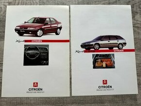 Citroën Xantia, Citroën Evasion - prospekty a katalogy