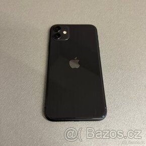 iPhone 11 128GB černý, pěkný stav, 12 měsíců záruka