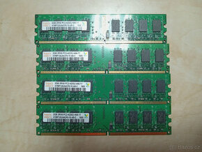 4X 2GB DDR2 667MHz CL5 RAM Hynix (Celkem 8 GB RAM)