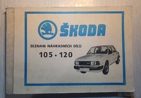 Škoda 105 120 seznam náhradních dílů 1983