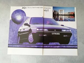 Citroen XM - prospekt - doprava v ceně