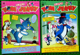 2 x Komiks TOM A JERRY č. 11+12 /1991 Merkur pěkné