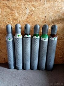 Nové plné tlakové láhve na technické plyny
