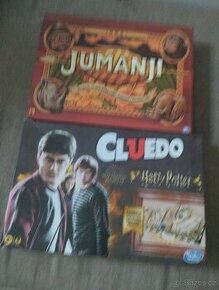 Deskové hry Jumanji a Harry Potter