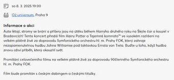 Harry Potter Film + živý orchestr