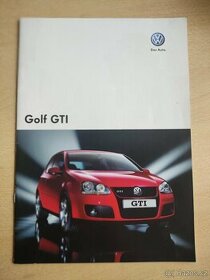 Volkswagen Golf V 5 GTI Prospekt italsky 11/2007