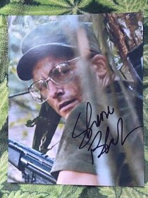 SHANE BLACK Hawkins PREDATOR, originální autogram - COA