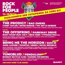 Lístek na Rock for People 2024 Pátek Sobota
