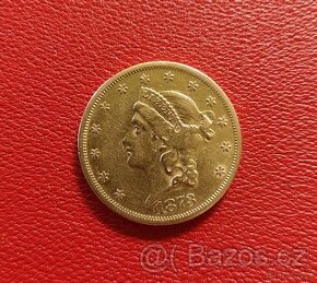 Zlatá mince 20 Dollar American Double Eagle Liberty Head