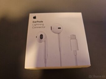 Apple Earpods MMTN2ZM/A s lightning sluchátka - NEPOUŽITÁ