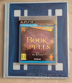 PS3 Kouzelná kniha Wonderbook + hra Book of Spells cz